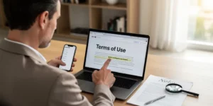 comment trouver les conditions d'utilisation d'un site