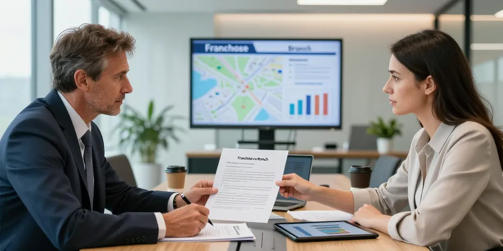 franchise et succursale